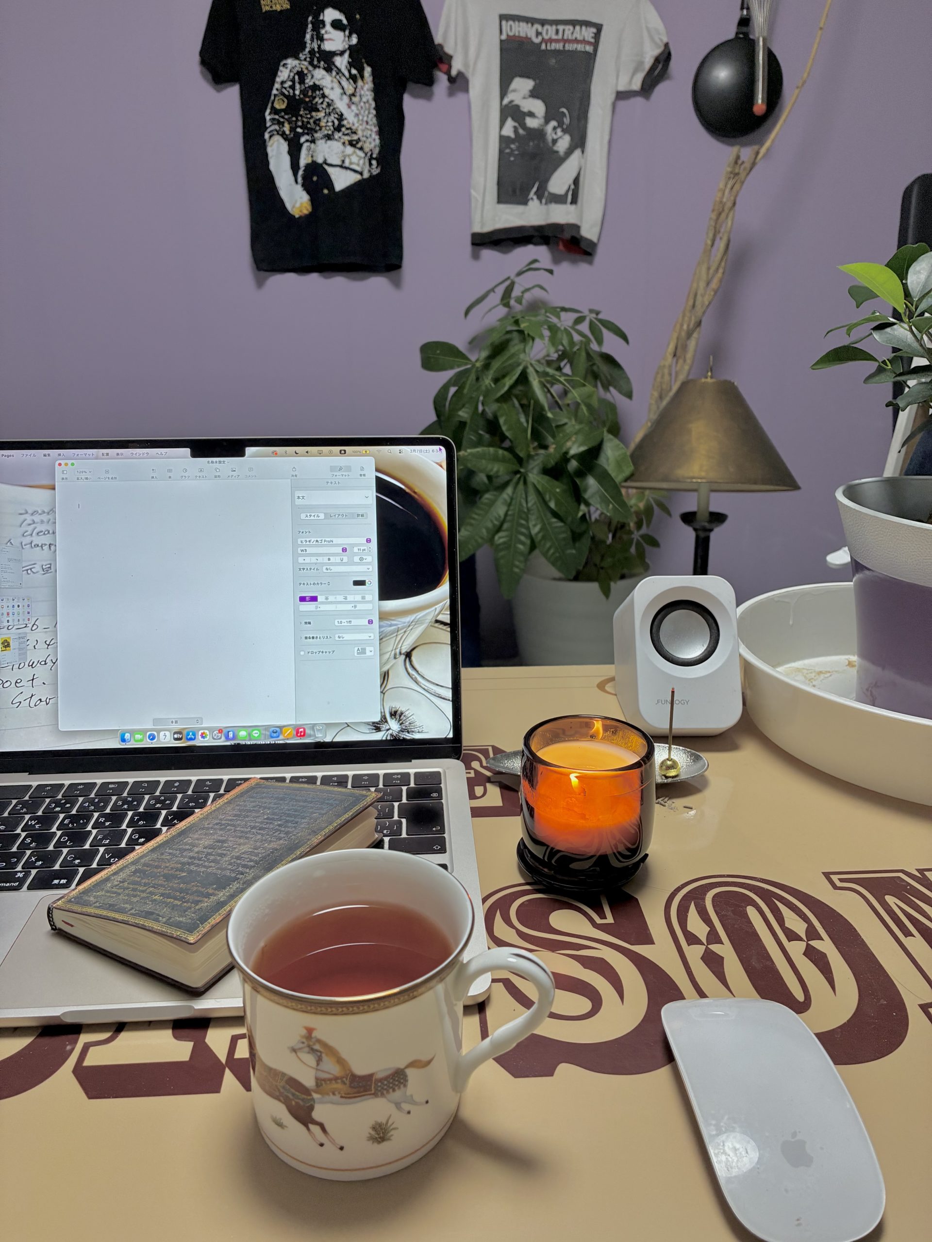 作詞家 Makoto ATOZI 作詞講座 仕事机の風景